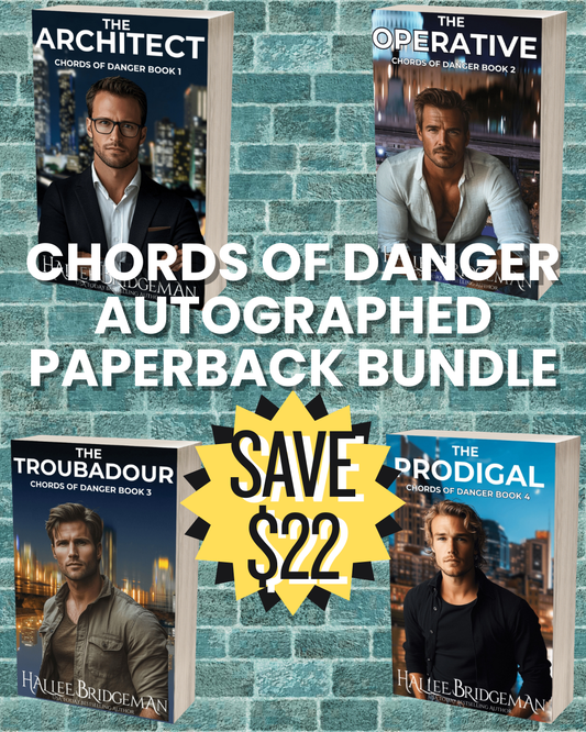 Chords of Danger Autographed Paperback Bundle