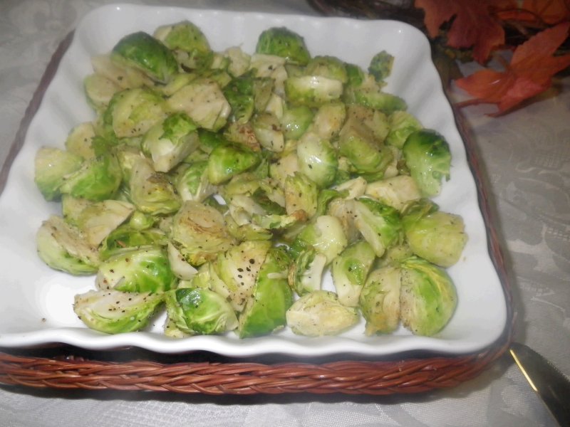 Simple Roasted Brussels Sprouts