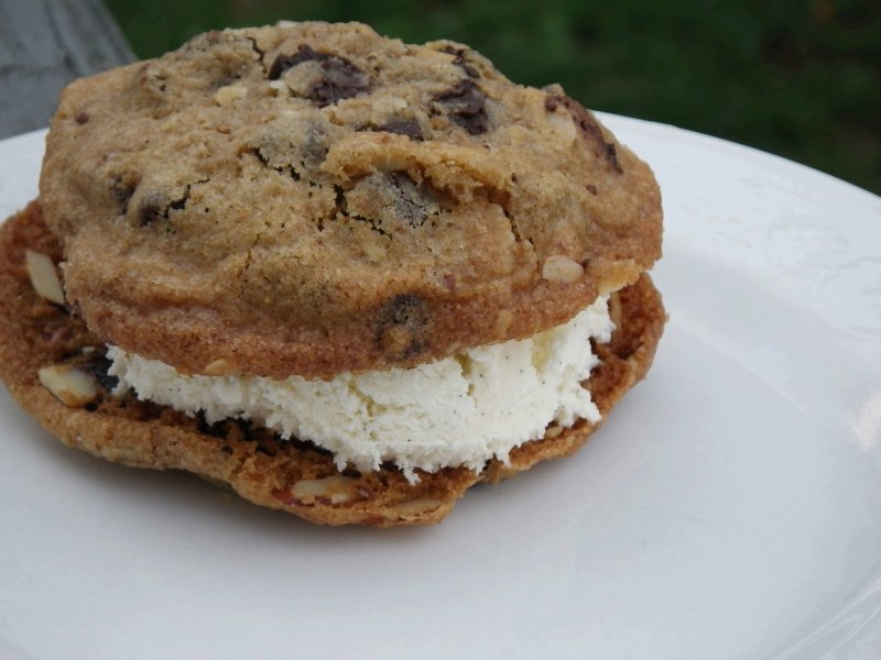 Chocolate Chip Cookie Ice Cream Sandwiches