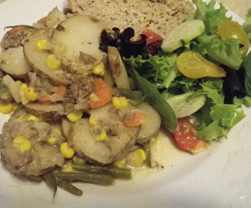 Kay's "Company's Coming" Layered Potato Casserole