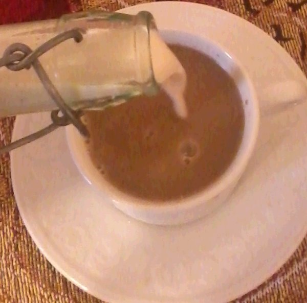 Homemade French Vanilla Coffee Creamer
