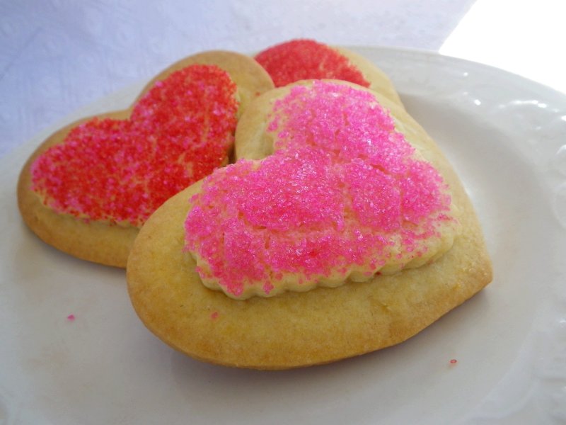 Double Decker Valentine Cookies