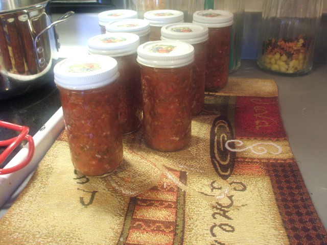 Spicy Tomato and Jalapeno Salsa