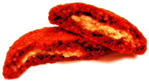 Stuffed Red Velvet Cookies