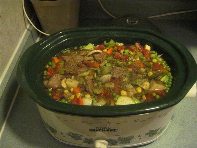 Crockpot Vegetable Beef Soup