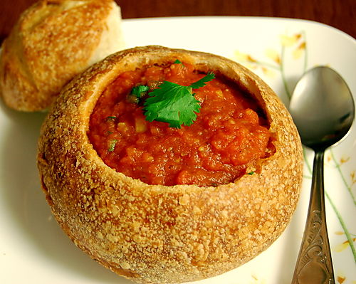 Broiled Fresh Tomato Soup
