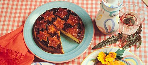 Scrumptious Star Fruit Upside Down Cake