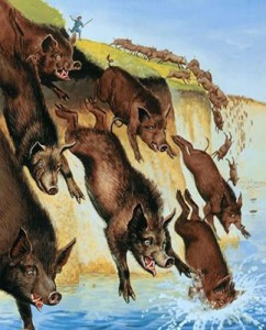 demon possessed pigs